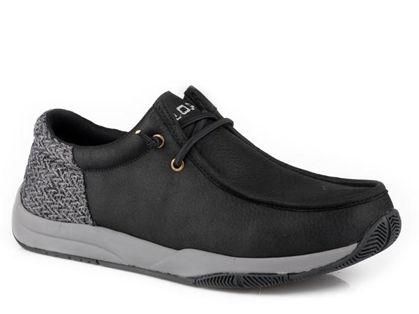 Roper Mens Black Casual Clearcut