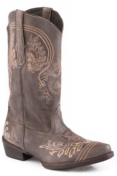 Roper Vintage Leather Boot Snip Toe