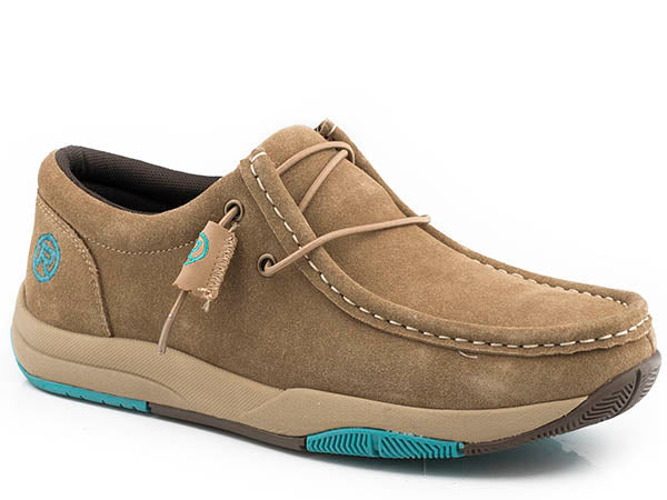 Roper Ladies Tan Suede