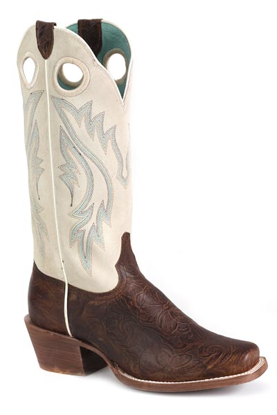 Roper Ladies Hand Tooled two tone