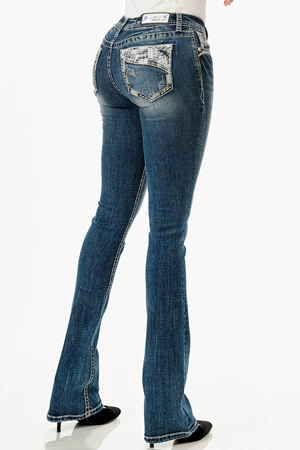 Western Modify Mid-Rise Boot cut 32" | EB-61898-32
