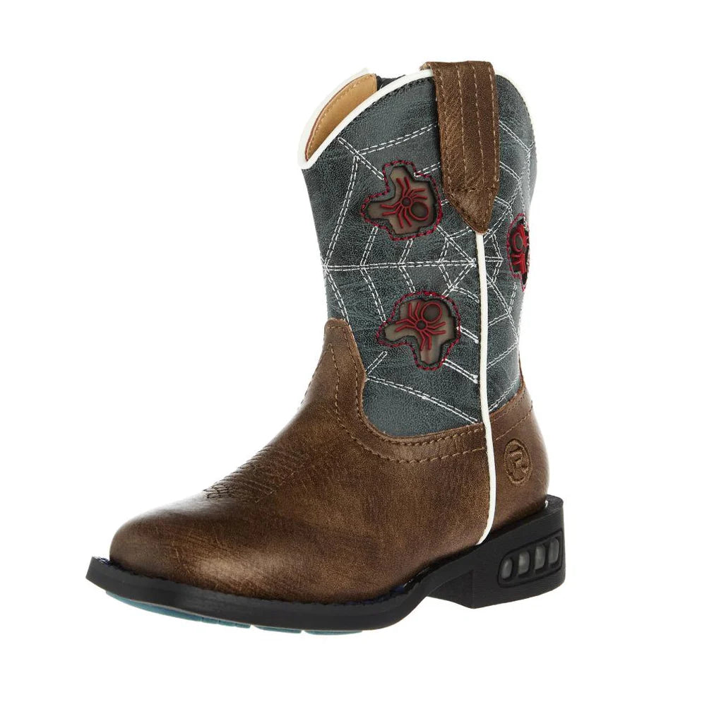 Roper Kids Light Up Spidey Boots
