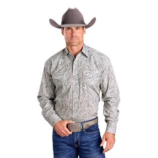 Mens Stetson Snap Smoke Paisley