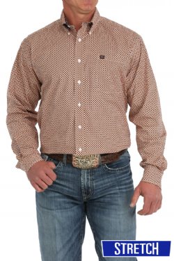 Mens Cinch Coral L/S