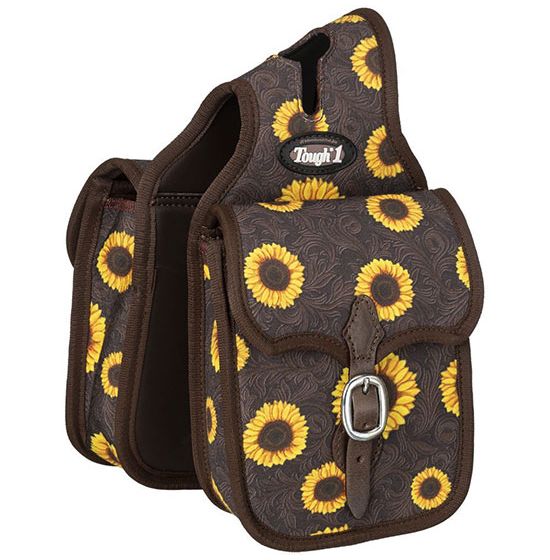 Tough1 Saddle Horn Bag Sunflowers