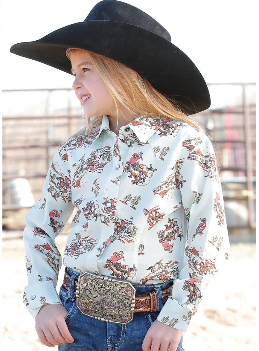 Cruel Girls Cowgirl Button Up