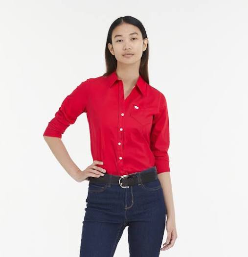 Cinch Womens Red Button Up
