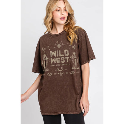 WILD WEST OVERSIZED GRAPHIC TEE