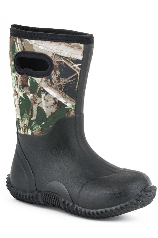 Little Kids Rugged Neoprene Tall Barnyard Camo
