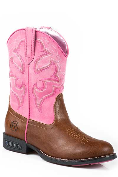 Roper Little Kids Pink Light Up