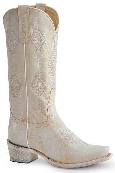 Roper Womans White Vintage Snip