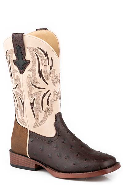 Roper Youth Faux Ostrich
