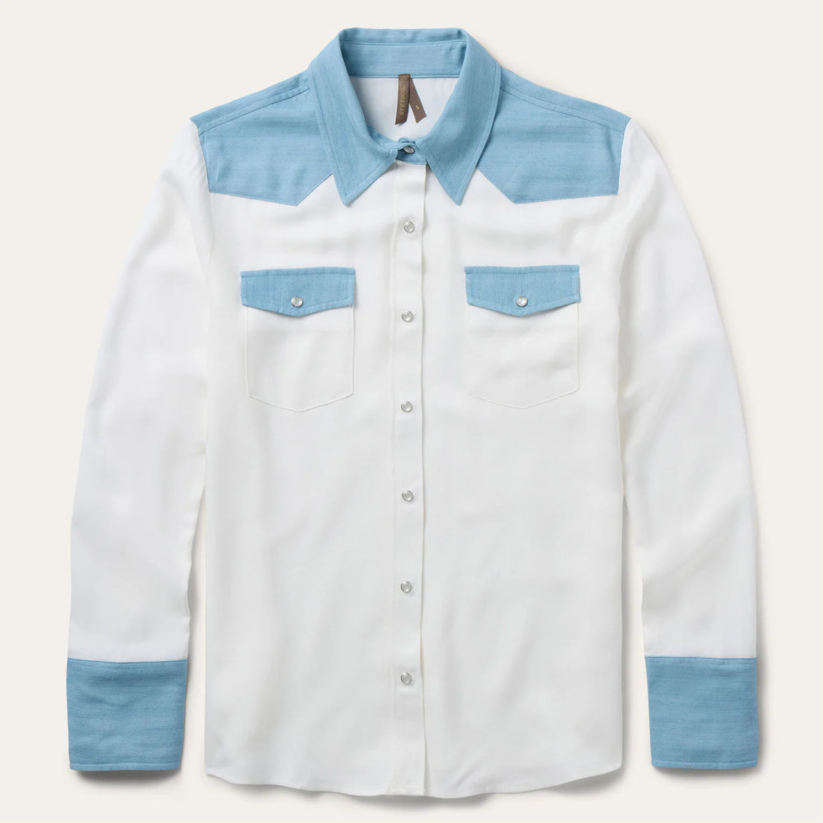 Womens Stetson Solid Rayon Twill-Cream