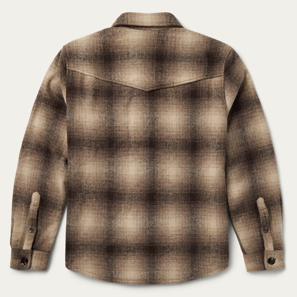 MENS WOOL PLAID SHIRT JACKET