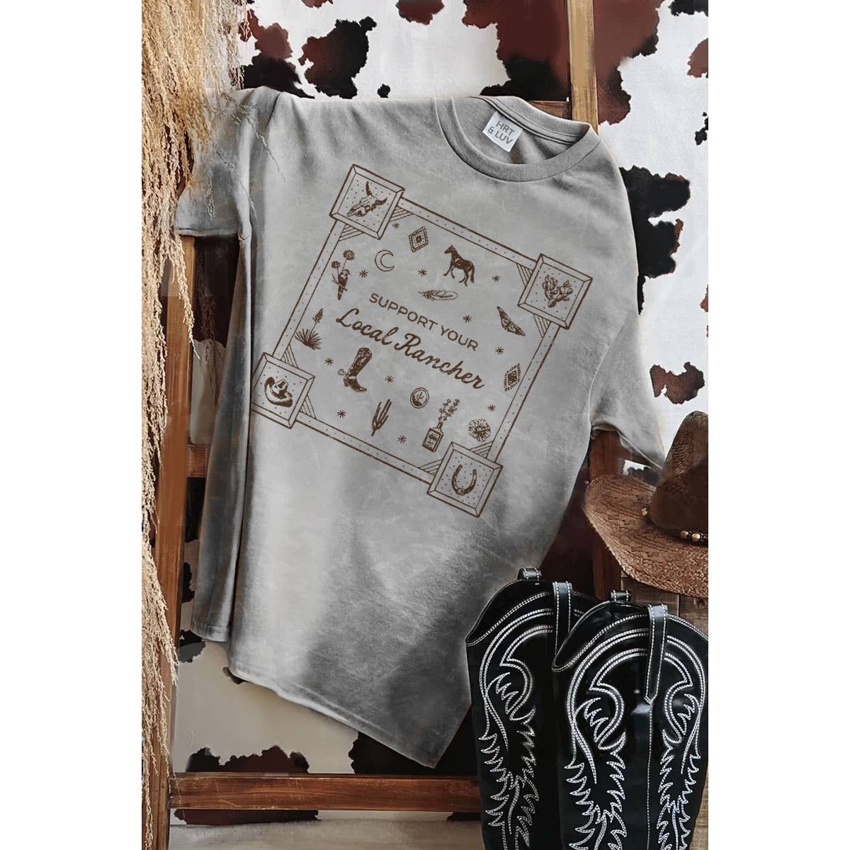 SUPPORT YOUR LOCAL RANCHER MINERAL GRAPHIC TEE