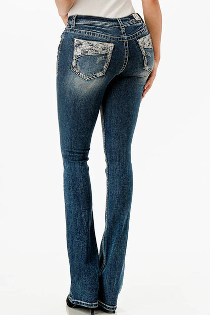 Western Modify Mid-Rise Boot cut 32" | EB-61898-32