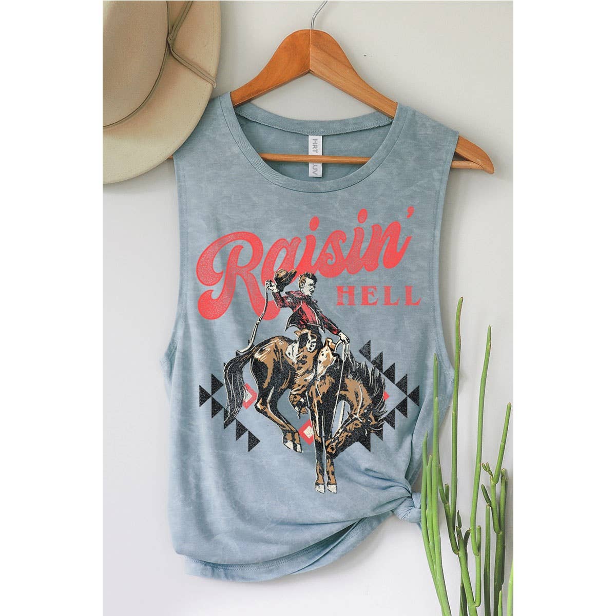 RAISIN HELL MINERAL GRAPHIC TANK TOP