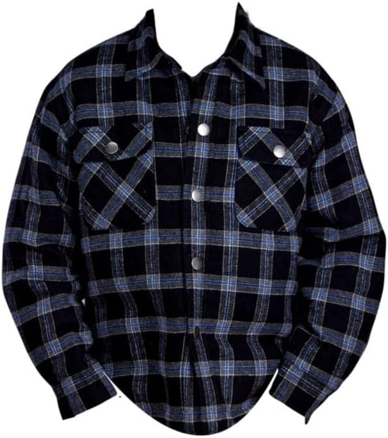 ROPER BOY'S SNAP BLACK FLANNEL SHIRT JACKET