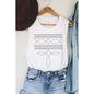 COWBOY BOOTS TOE STITCHED MINERAL GRAPHIC TANK TOP