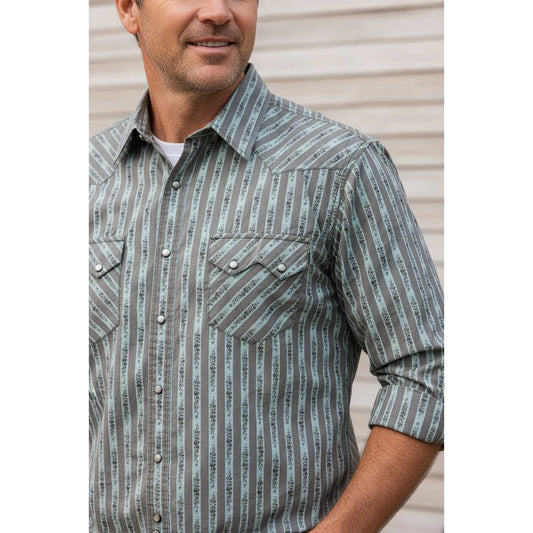 Cinch Men’s, Modern Fit Snap Up, Long Sleeve Shirt