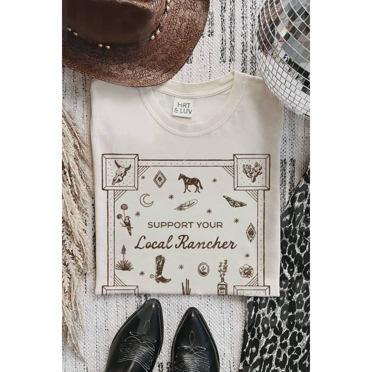SUPPORT YOUR LOCAL RANCHER MINERAL GRAPHIC TEE