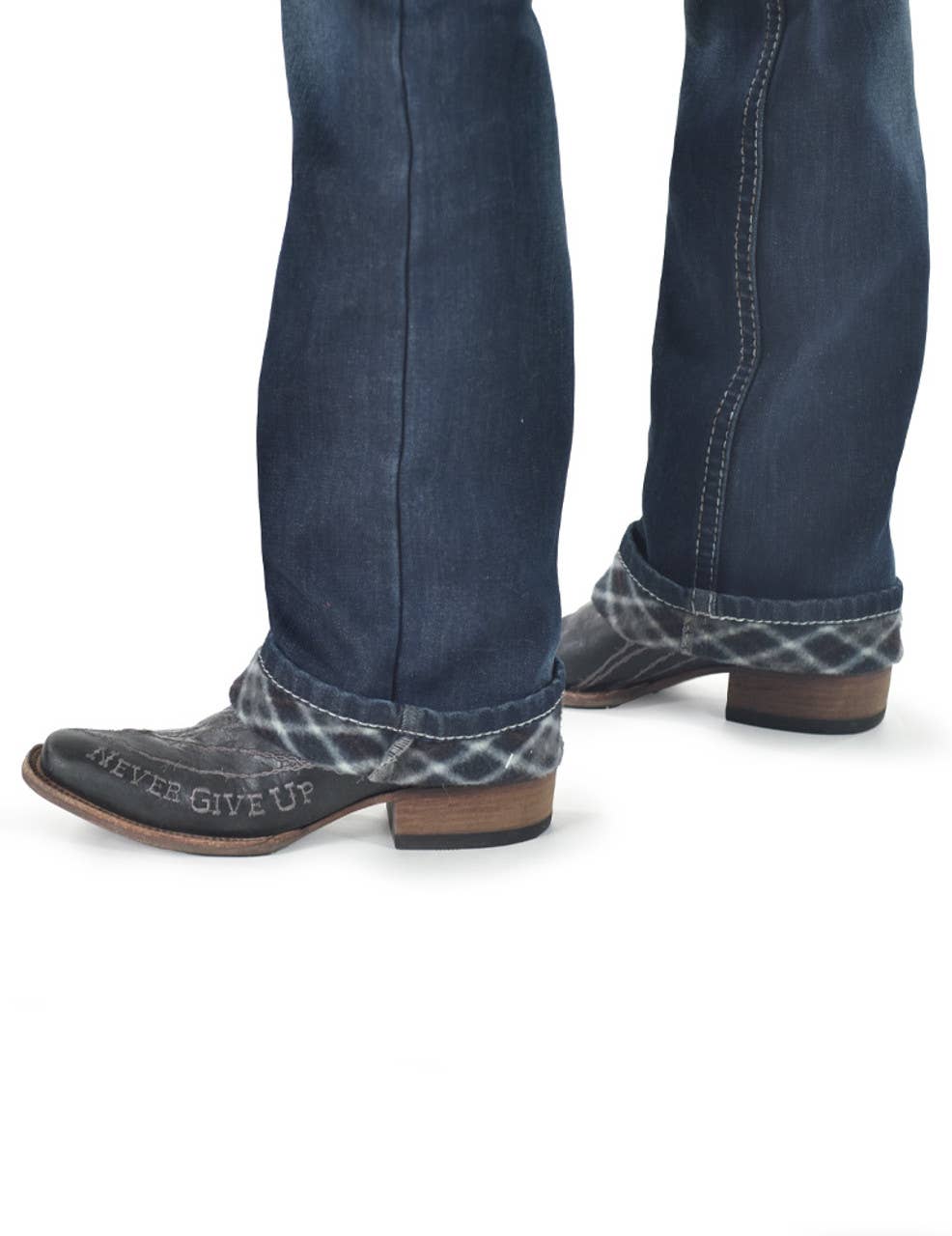 Cowgirl Tough Dark Flannel jeans