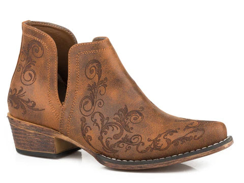 Women Shorty Snip Toe Fashion Brown