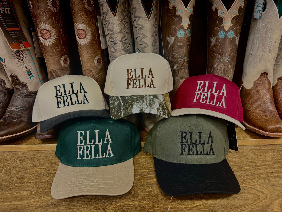 Ella Fella Embroidered Cap