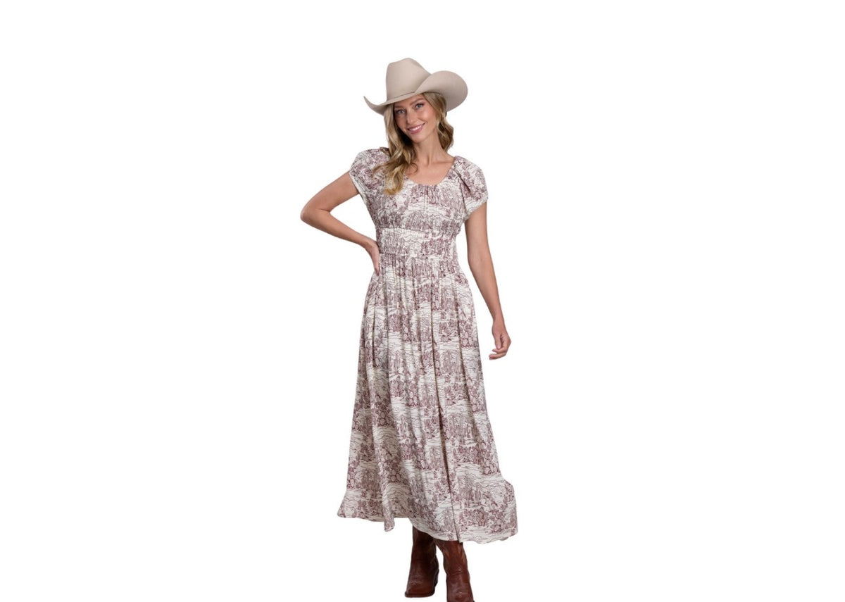 Stetson Desert Print Dress