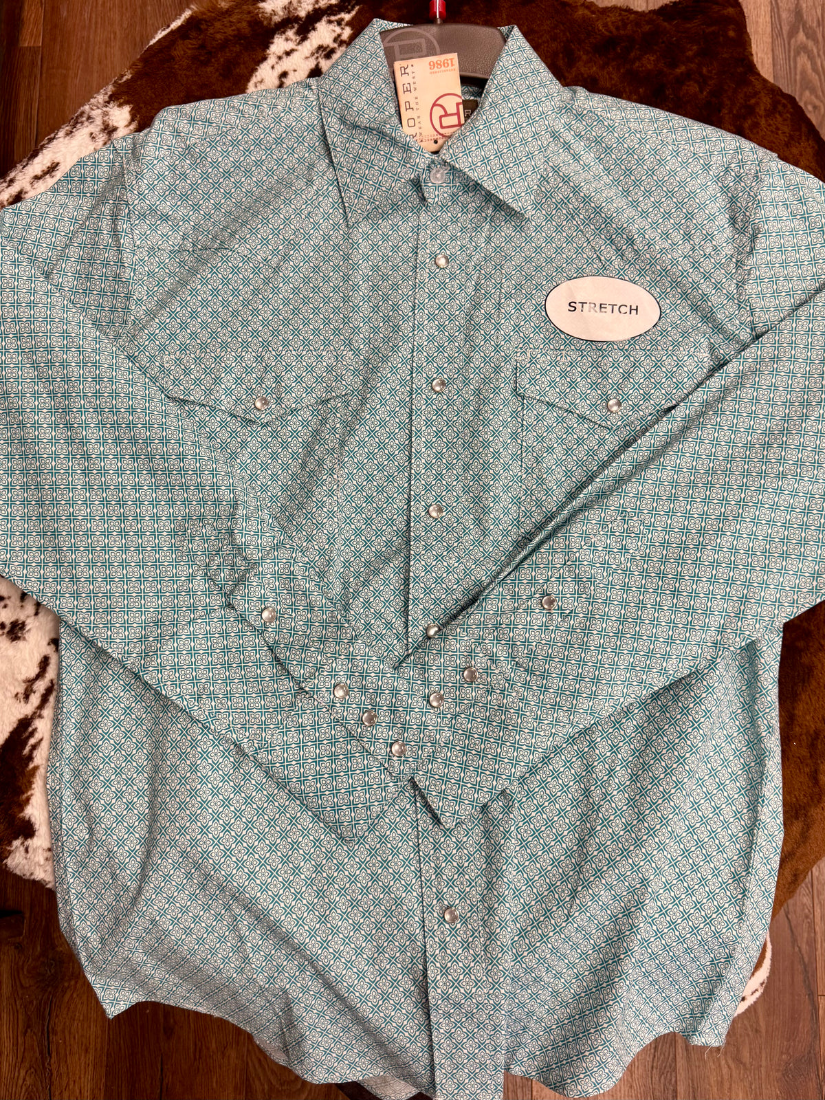 MENS AMARILLO SNAP PIN WHEEL