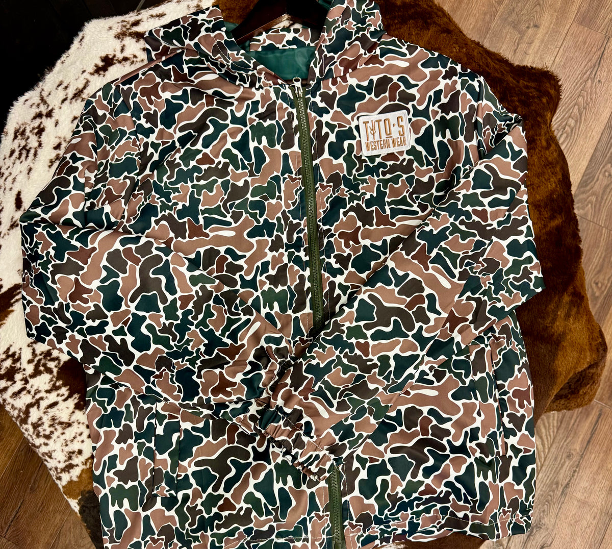 Tito's old camo windbreaker