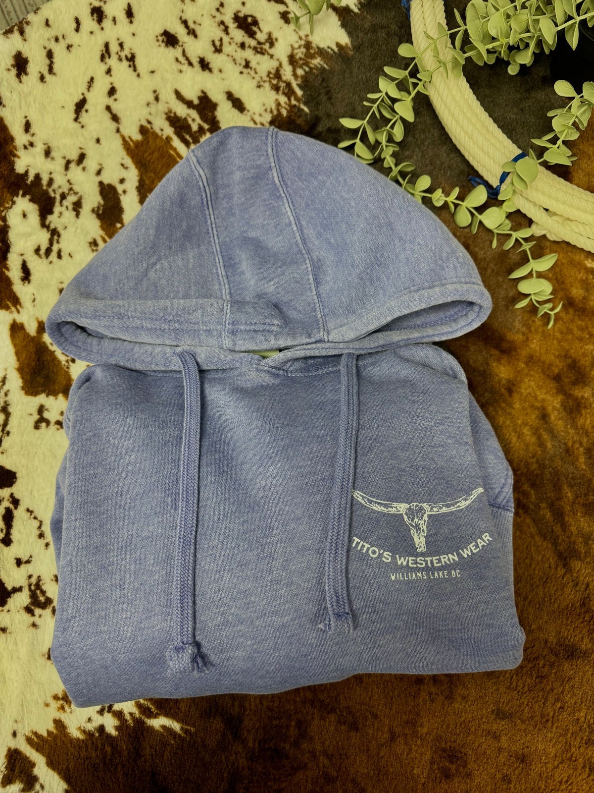 Titos LongHorn Purple Hoodie