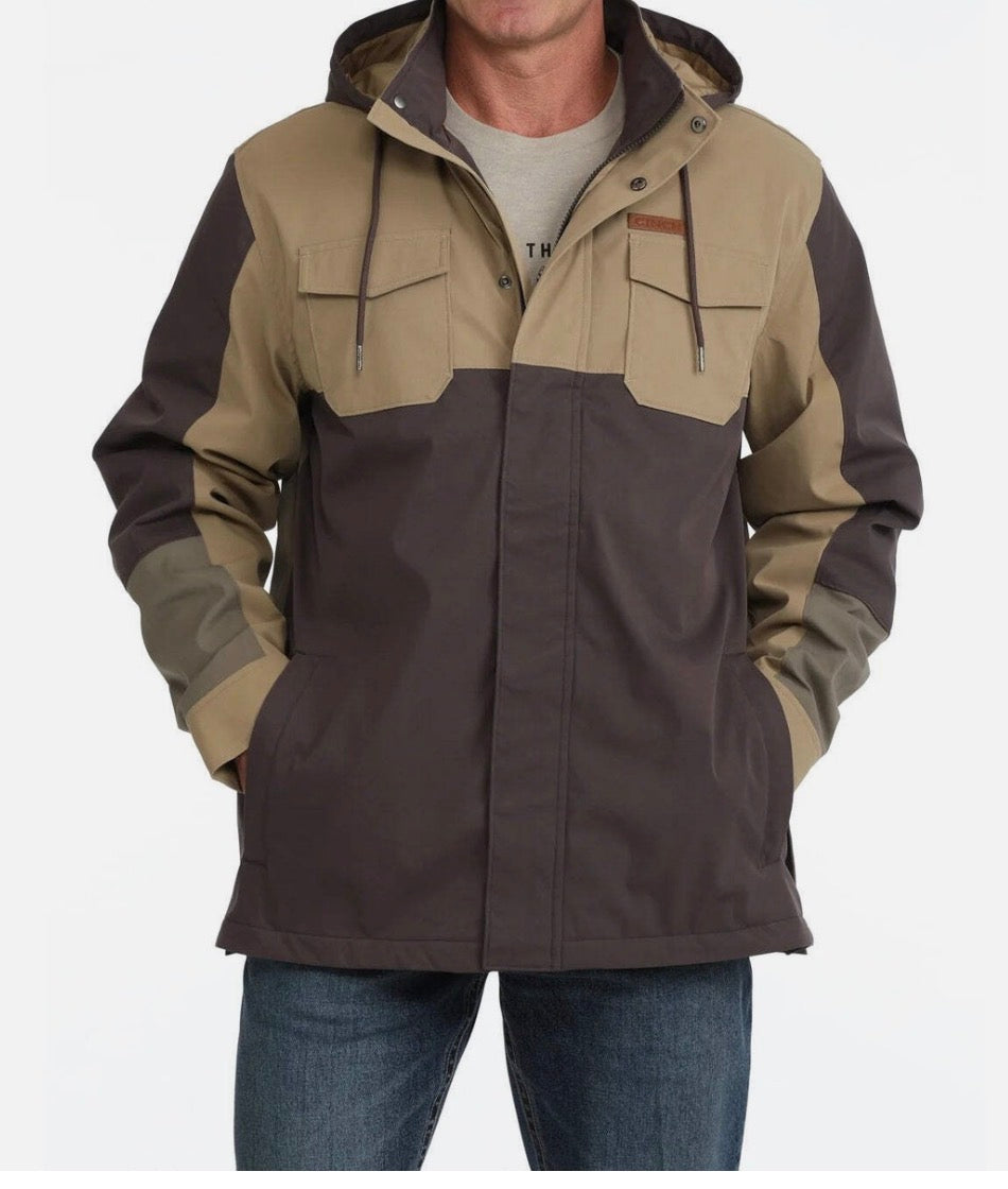 Cinch Men's Tan/Brown Twill Chore Jacket
