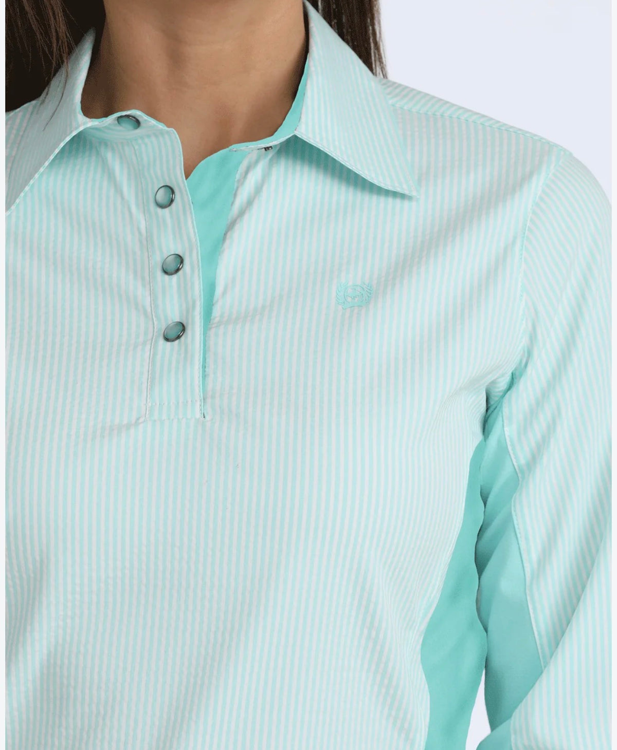 Cinch Ladies ArenaFlex Hybird Mint Green Shirt