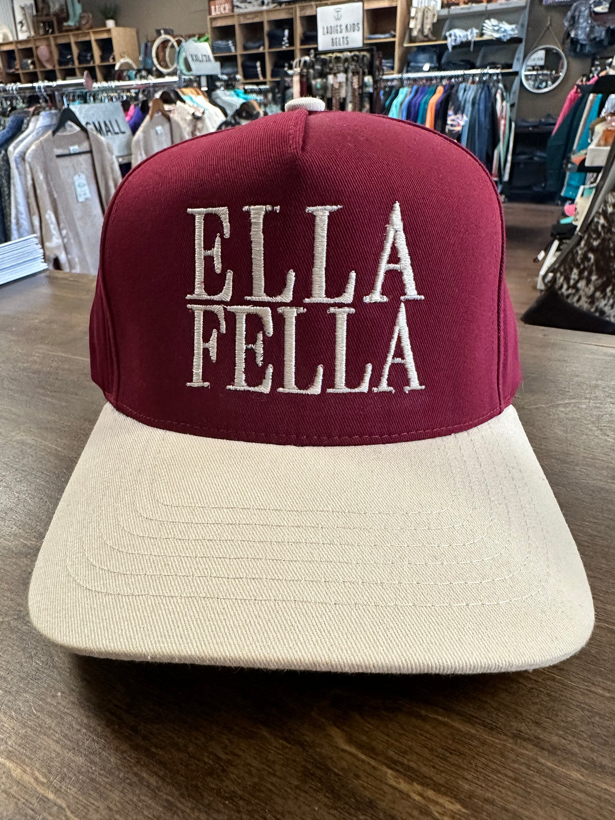 Ella Fella Embroidered Cap