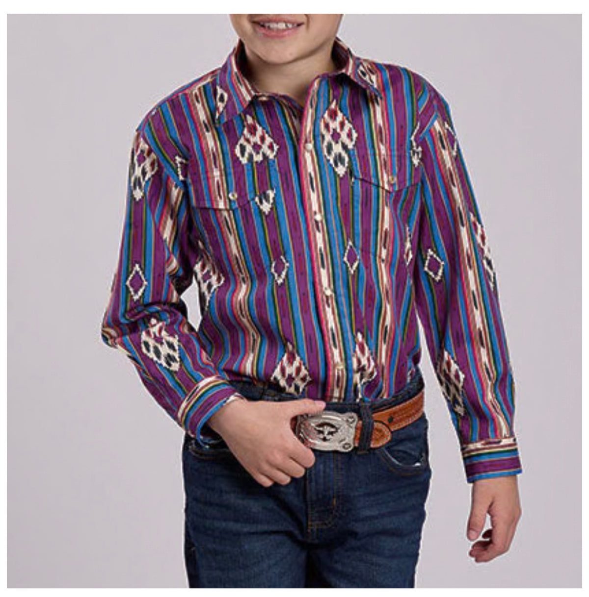 Roper Vintage Boys L/S Snap Shirt