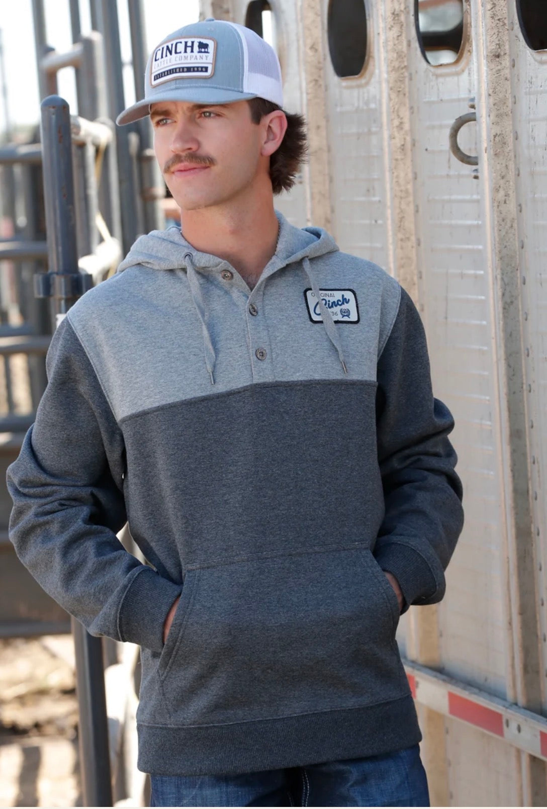 Cinch Mens Pullover Hoodie