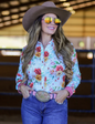 RD MAGENTA SATIN PERFORMANCE RODEO SHIRT