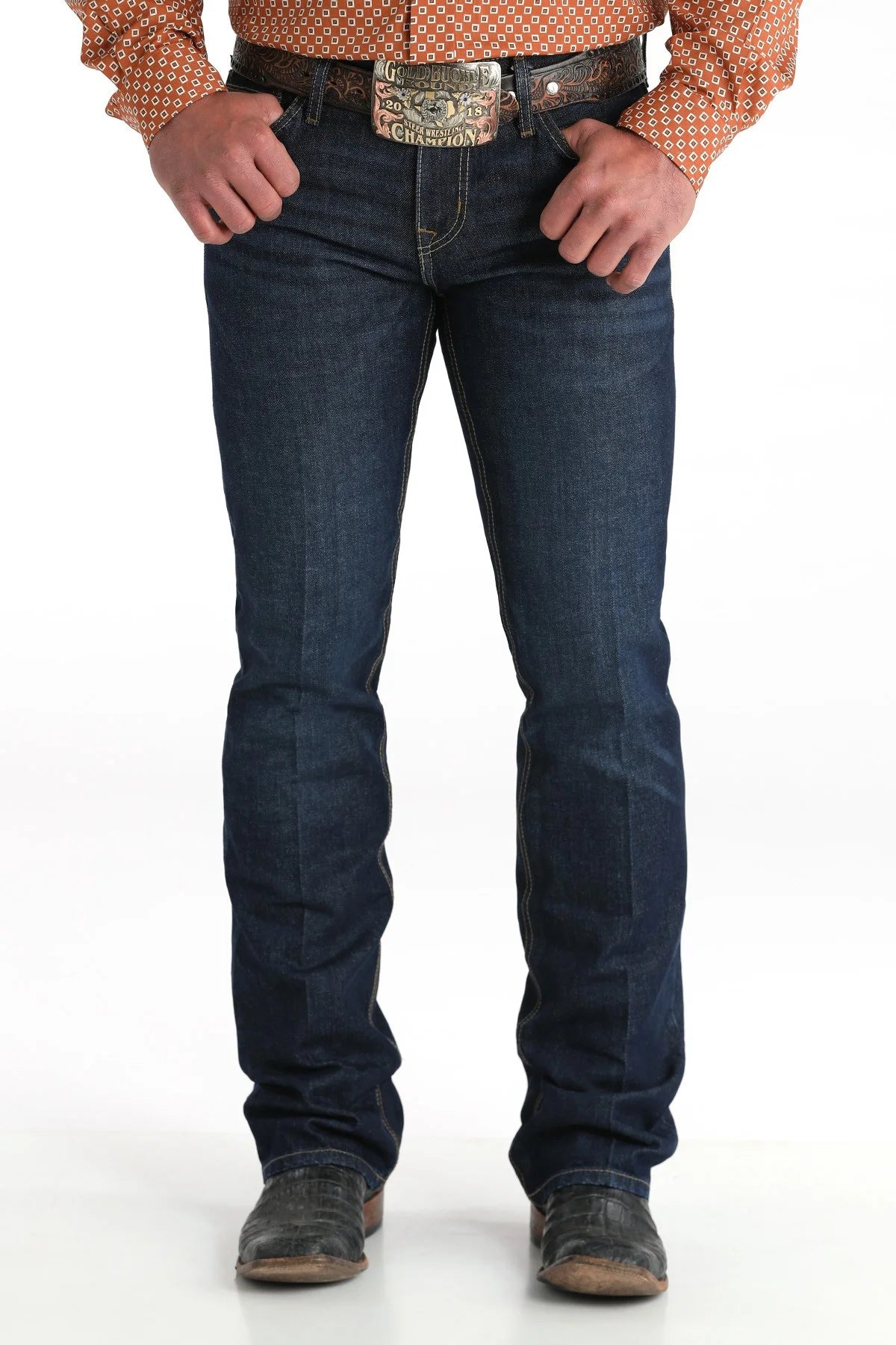 Dark Ian Cinch Jeans