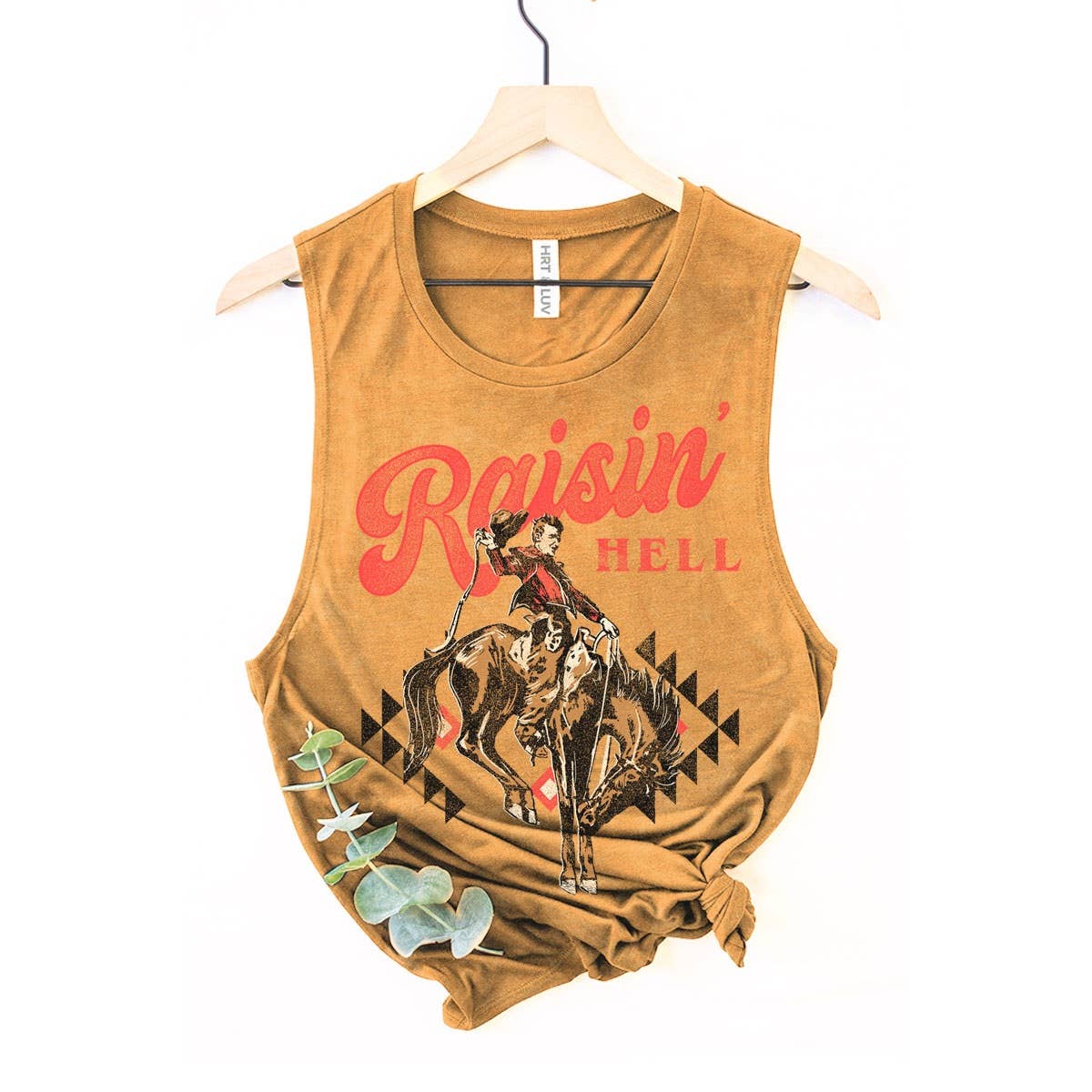 RAISIN HELL MINERAL GRAPHIC TANK TOP