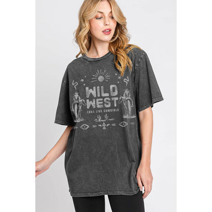WILD WEST OVERSIZED GRAPHIC TEE