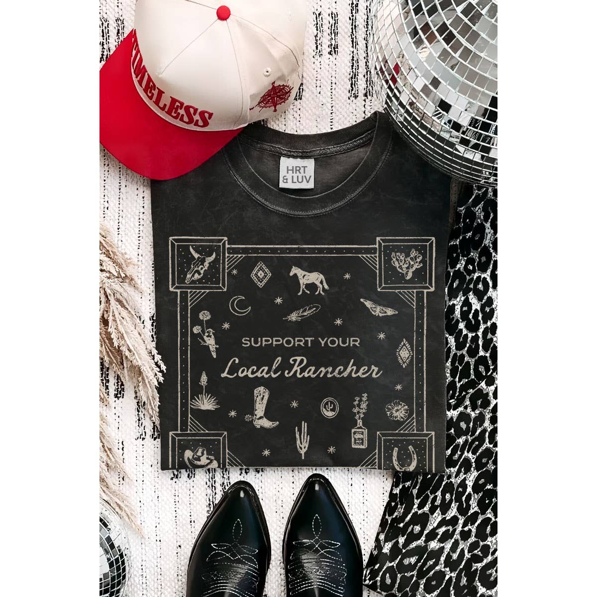 SUPPORT YOUR LOCAL RANCHER MINERAL GRAPHIC TEE