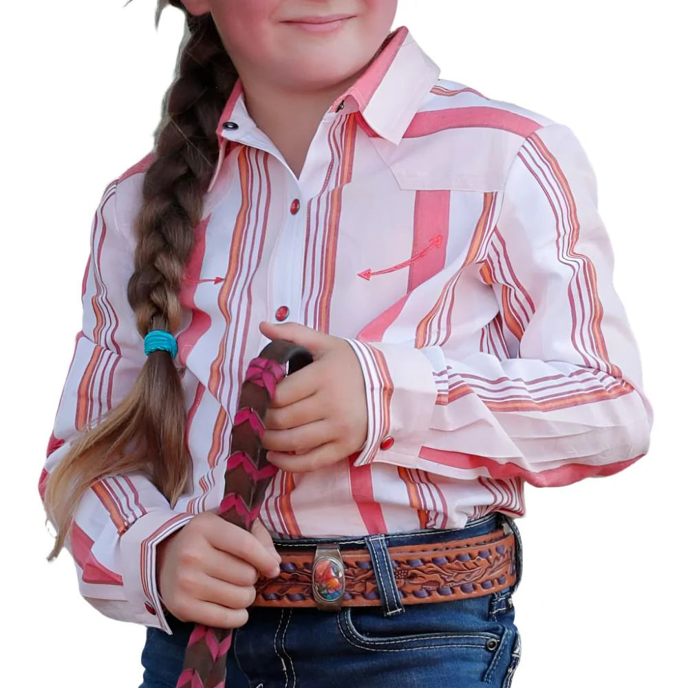 Cruel Girls Striped Shirt (Pink)