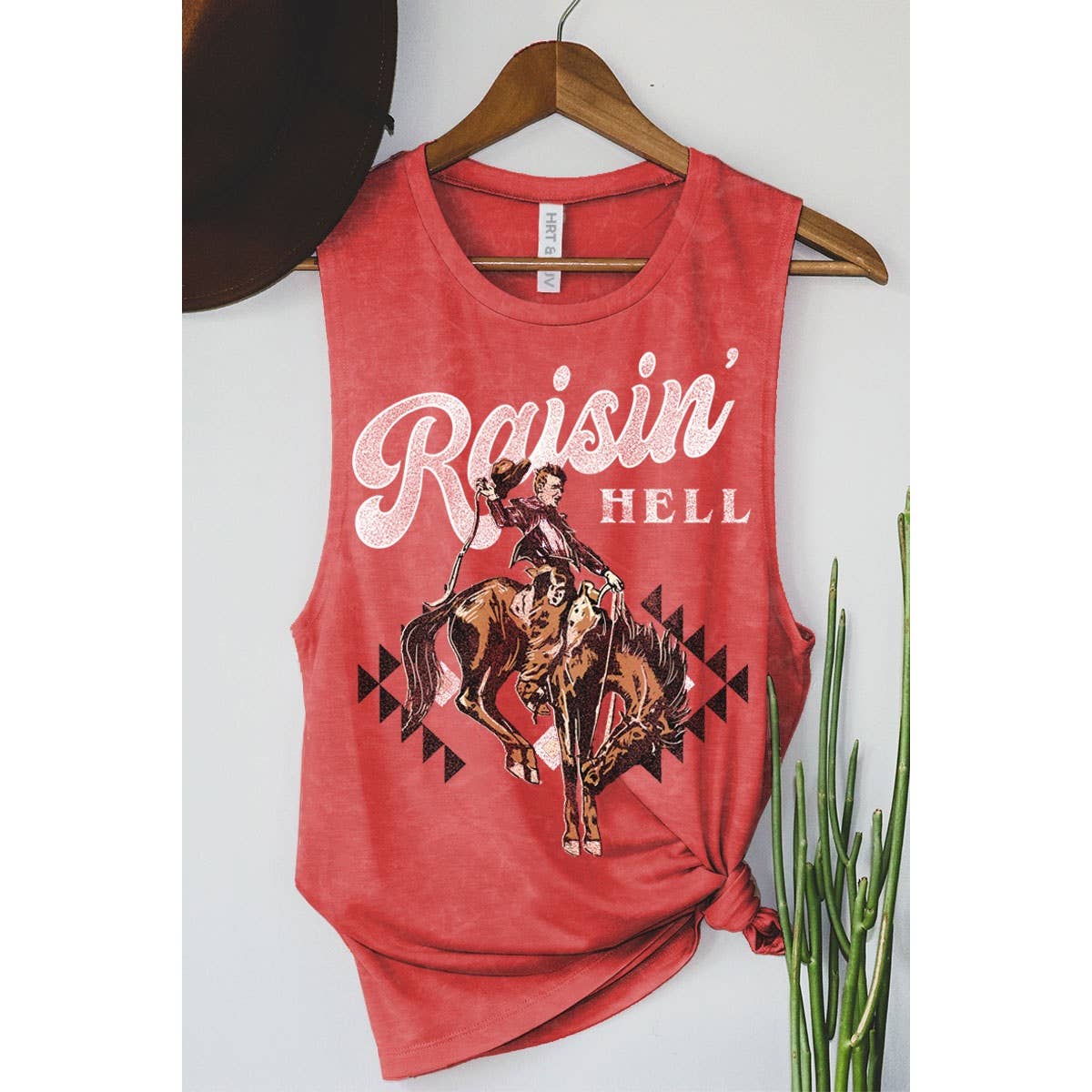 RAISIN HELL MINERAL GRAPHIC TANK TOP